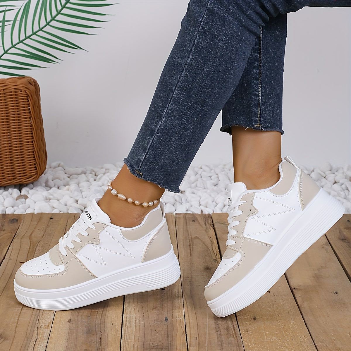 Chloé | Elegante plateausneaker