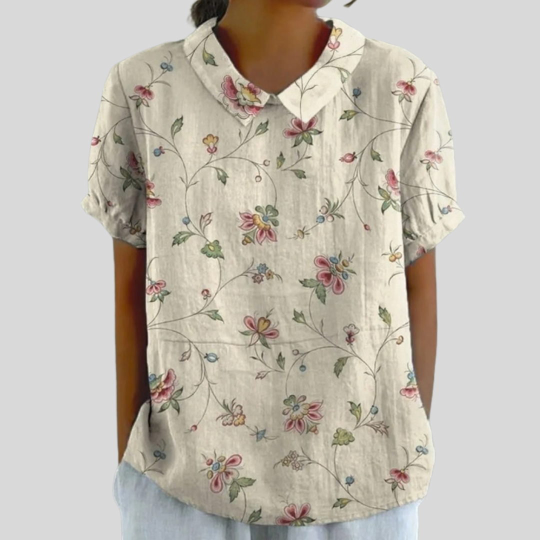 Bloemenshirt elegant comfort