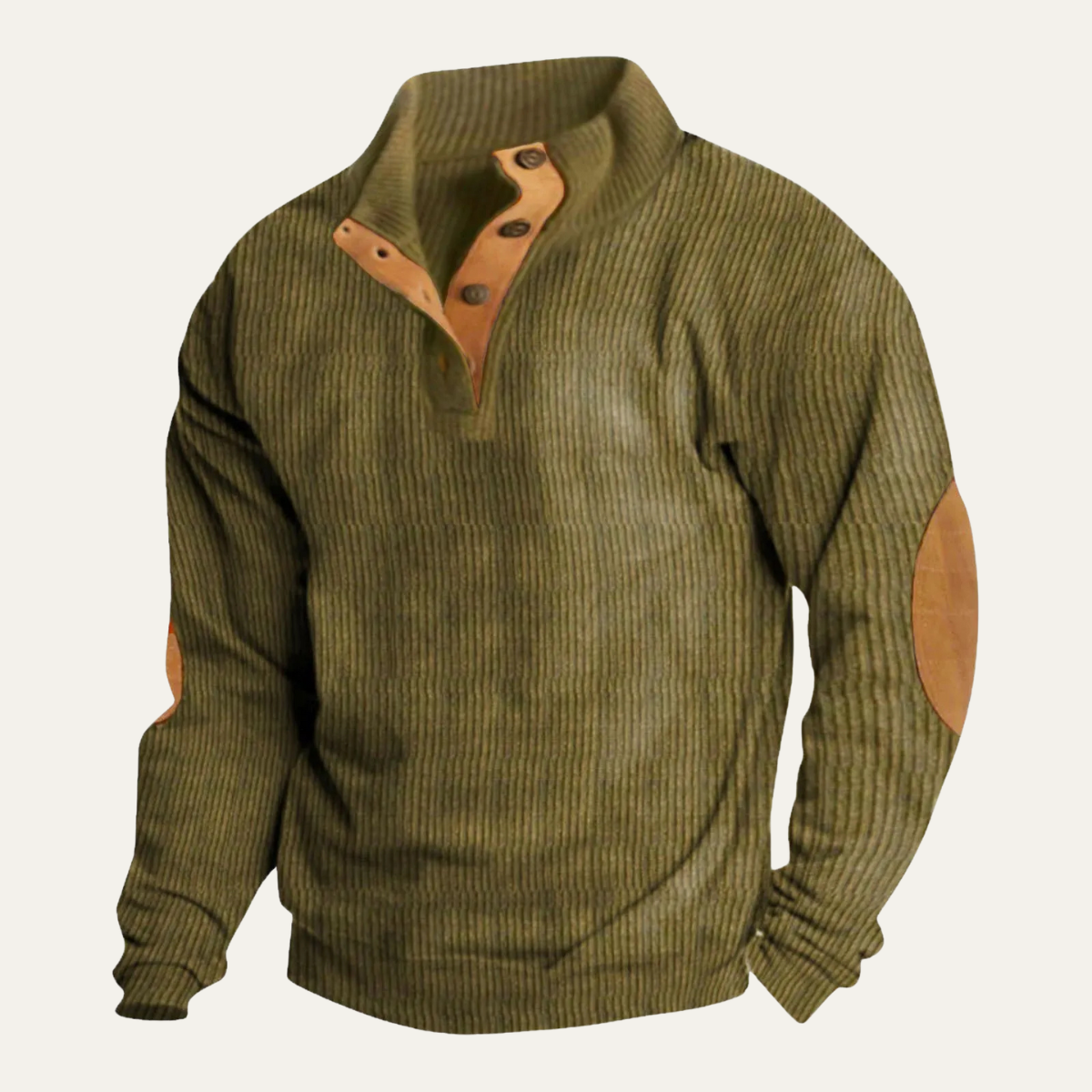 Ashwater gebreide half-zip trui
