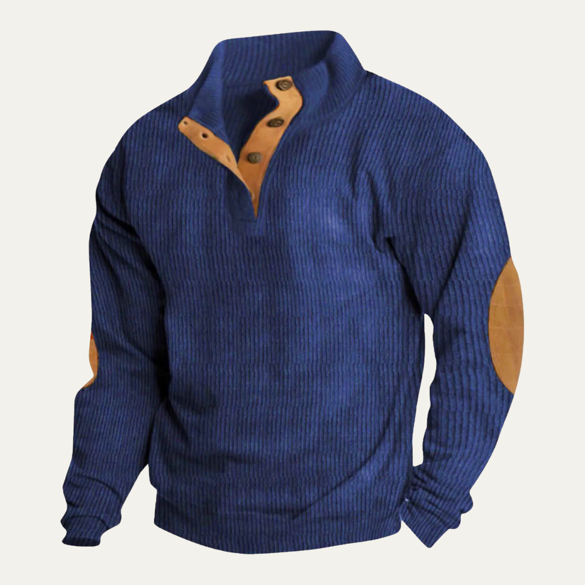 Ashwater gebreide half-zip trui