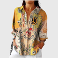 Lichte en kleurrijke printblouse