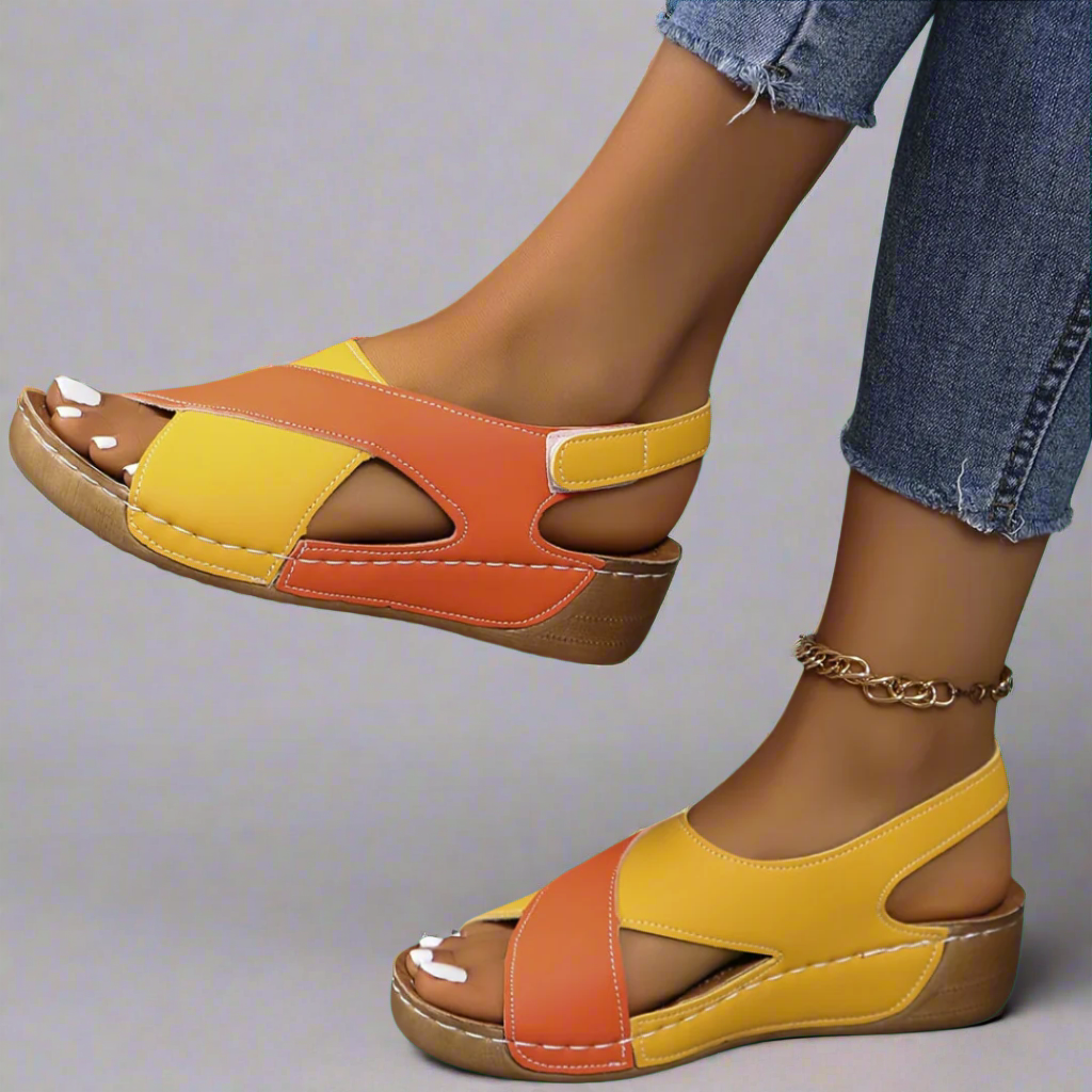Kendra - Orthopedische sandalen colorblock