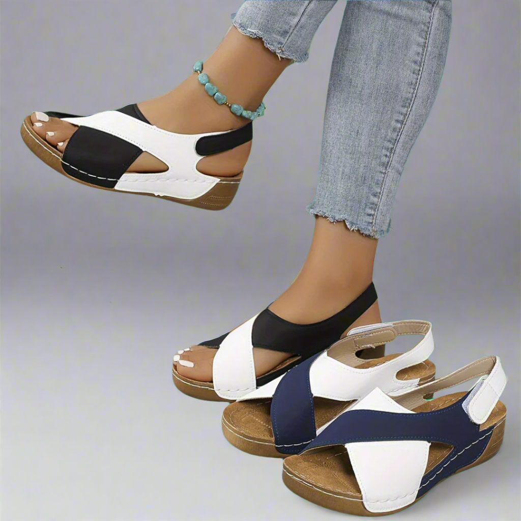 Kendra - Orthopedische sandalen colorblock