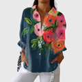 Lichte en kleurrijke printblouse