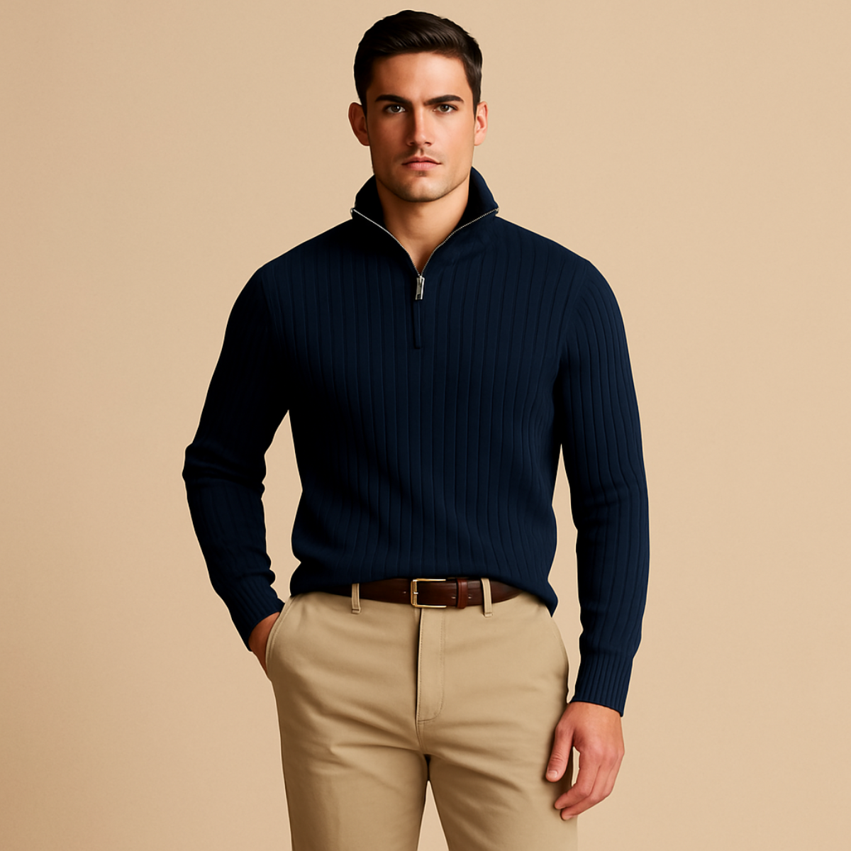 Ashford half-zip trui