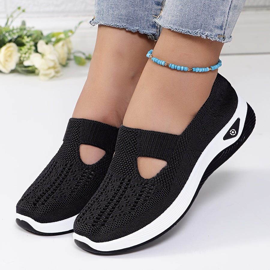 Comfortabele instap-On-sneaker met stevige pasvorm