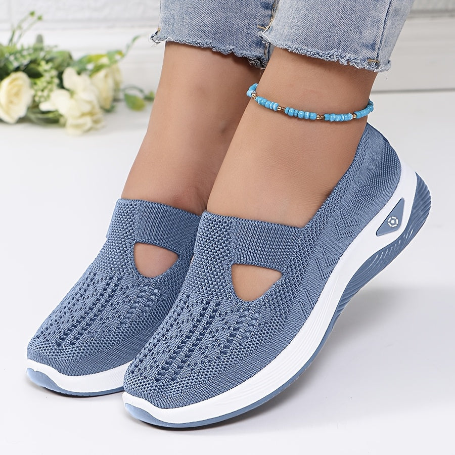 Comfortabele instap-On-sneaker met stevige pasvorm