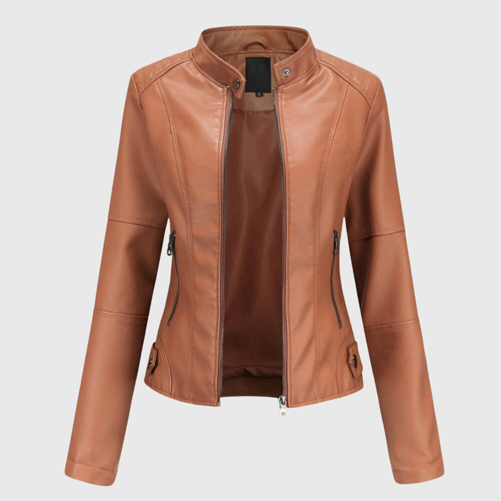 Giorgina™ - Elegant leren jack voor dames