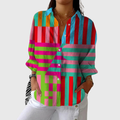 Lichte en kleurrijke printblouse