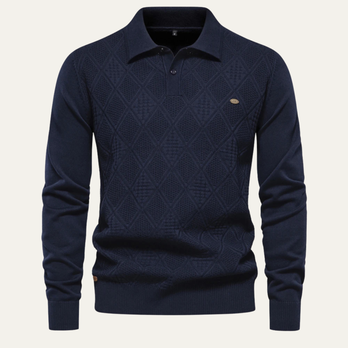 Hebrides gebreide polo