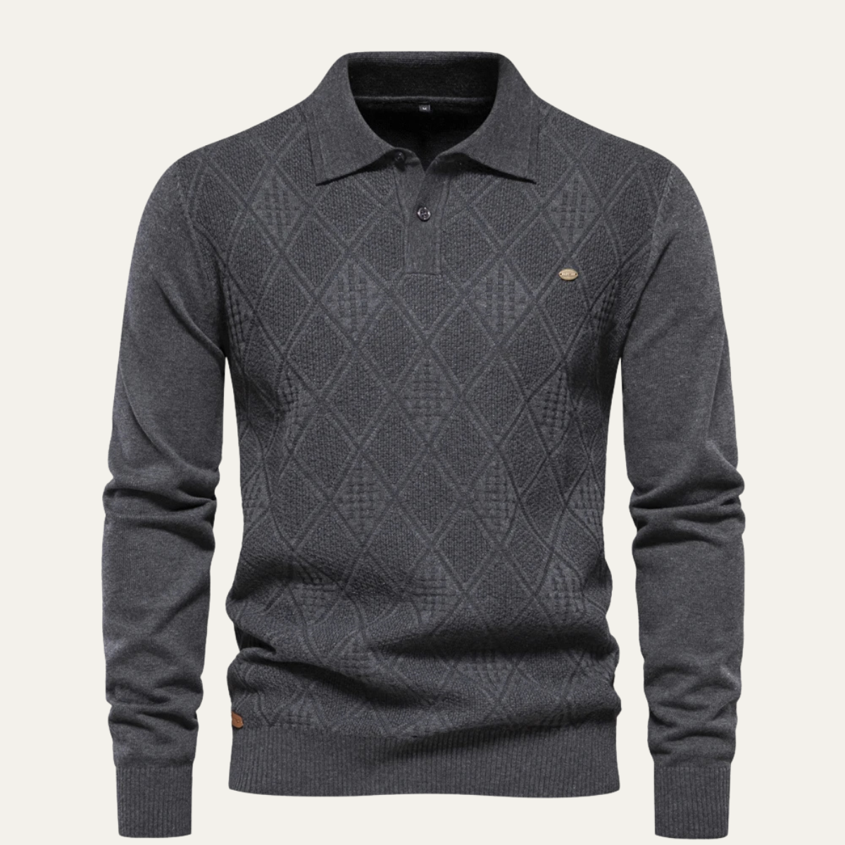 Hebrides gebreide polo
