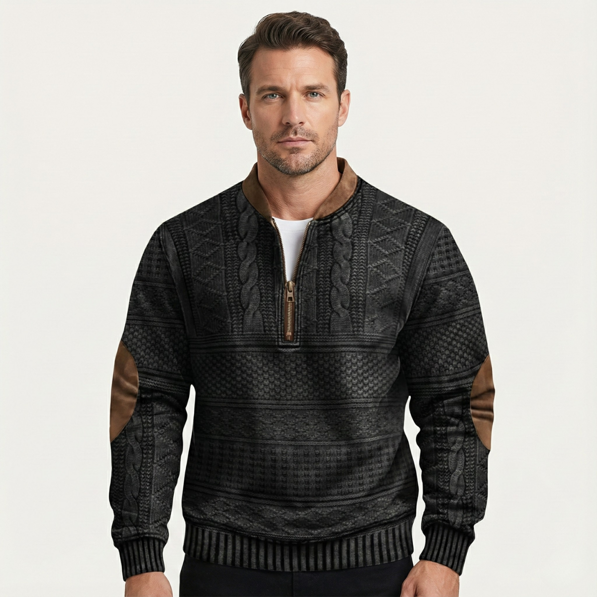Siena half-zip trui