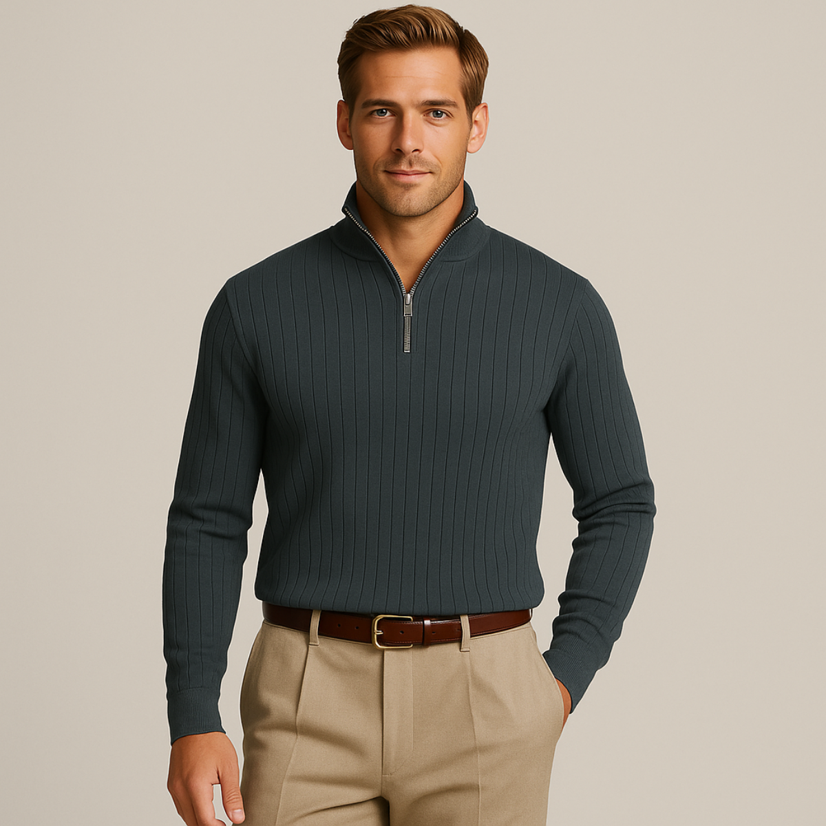 Ashford half-zip trui