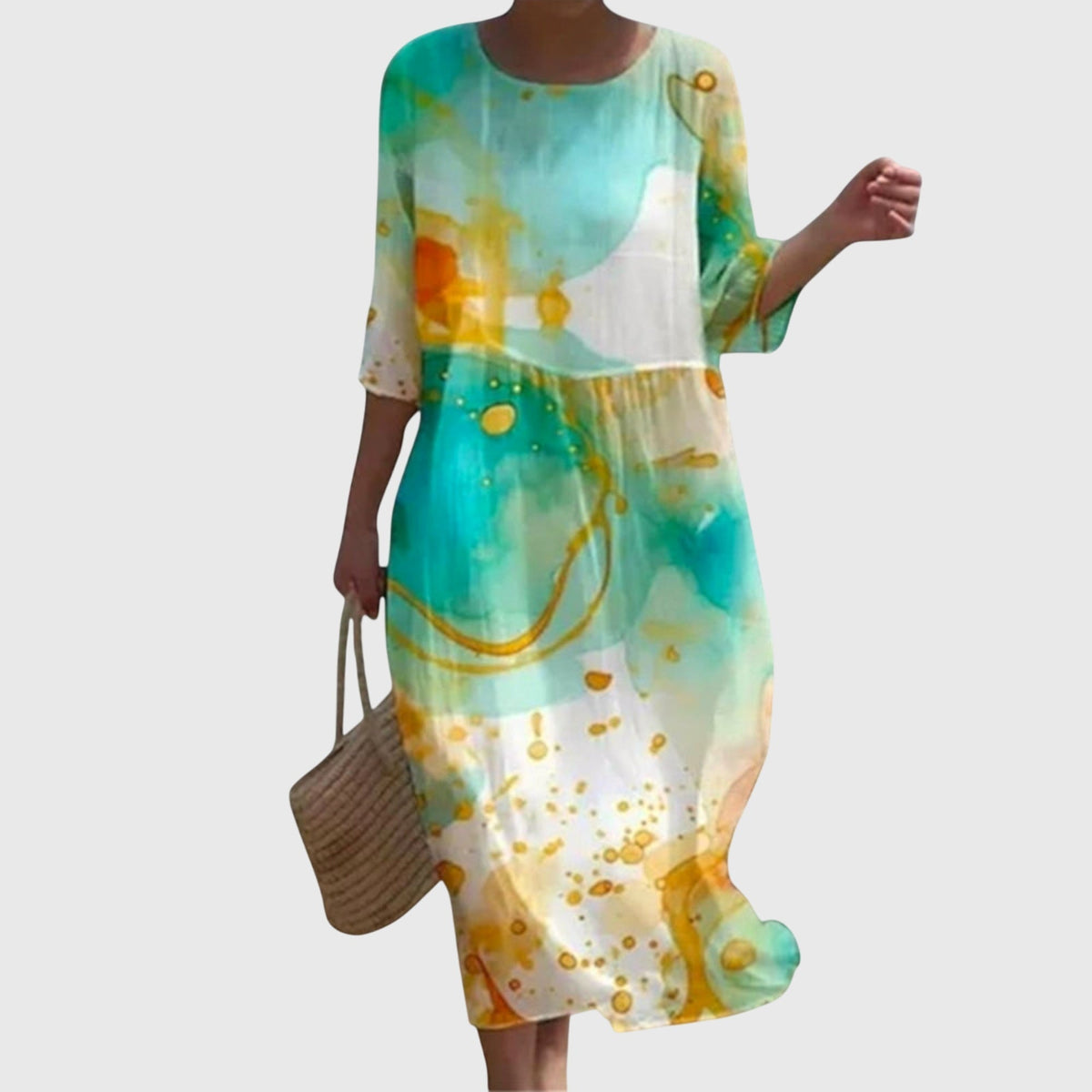 Hayley™ | Elegante maxibloemenjurk