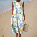 Comfortabele mouwloze zomerjurk