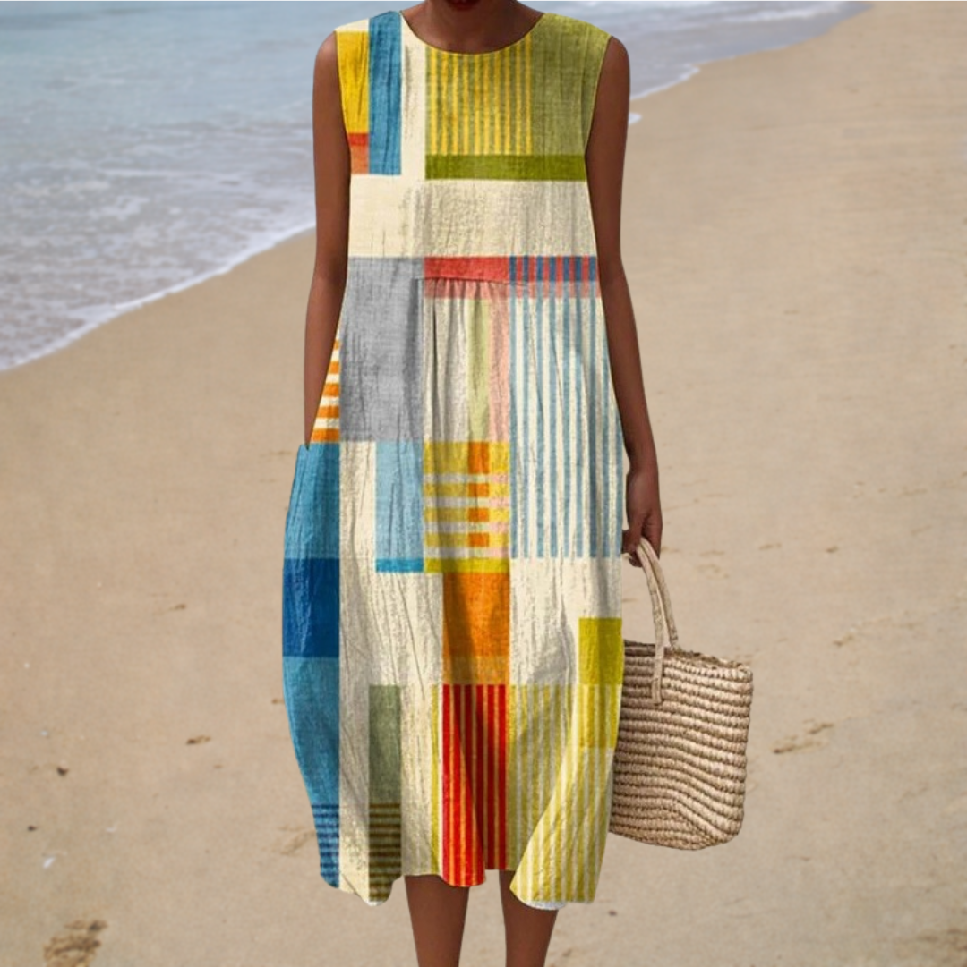 Comfortabele mouwloze zomerjurk