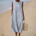 Comfortabele mouwloze zomerjurk