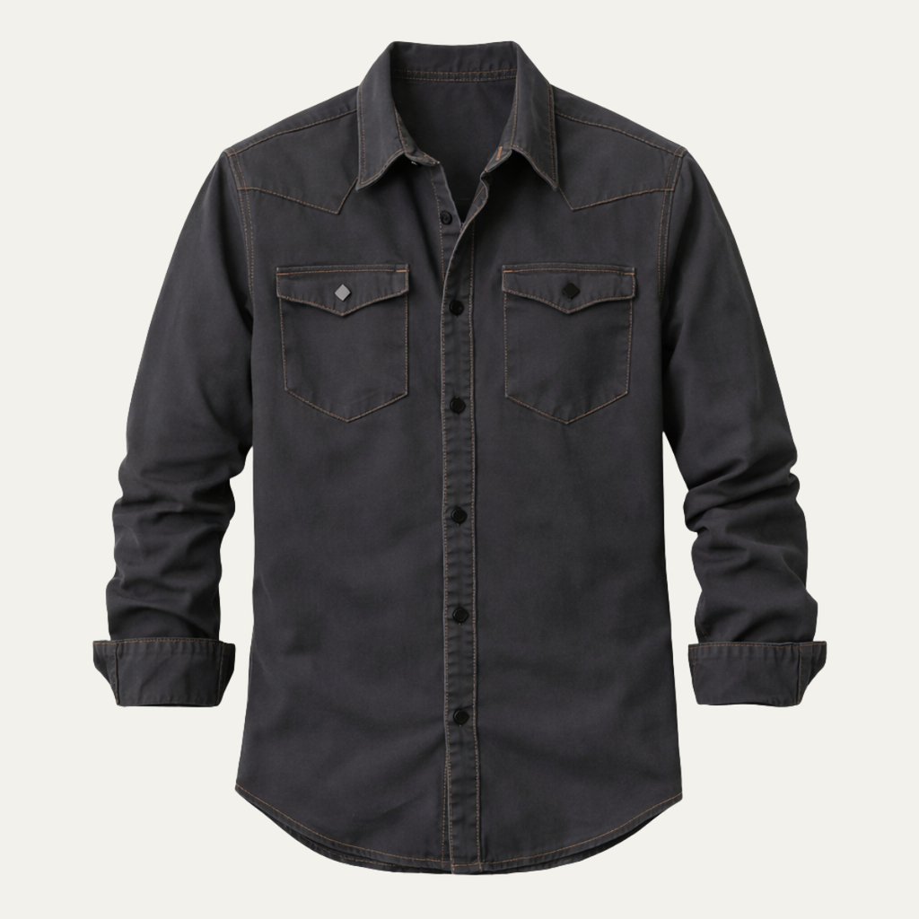 Glenwood Court denim spijkeroverhemd