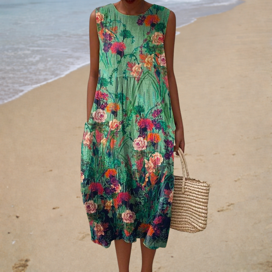 Comfortabele mouwloze zomerjurk