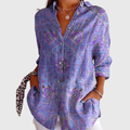 Lichte en kleurrijke printblouse