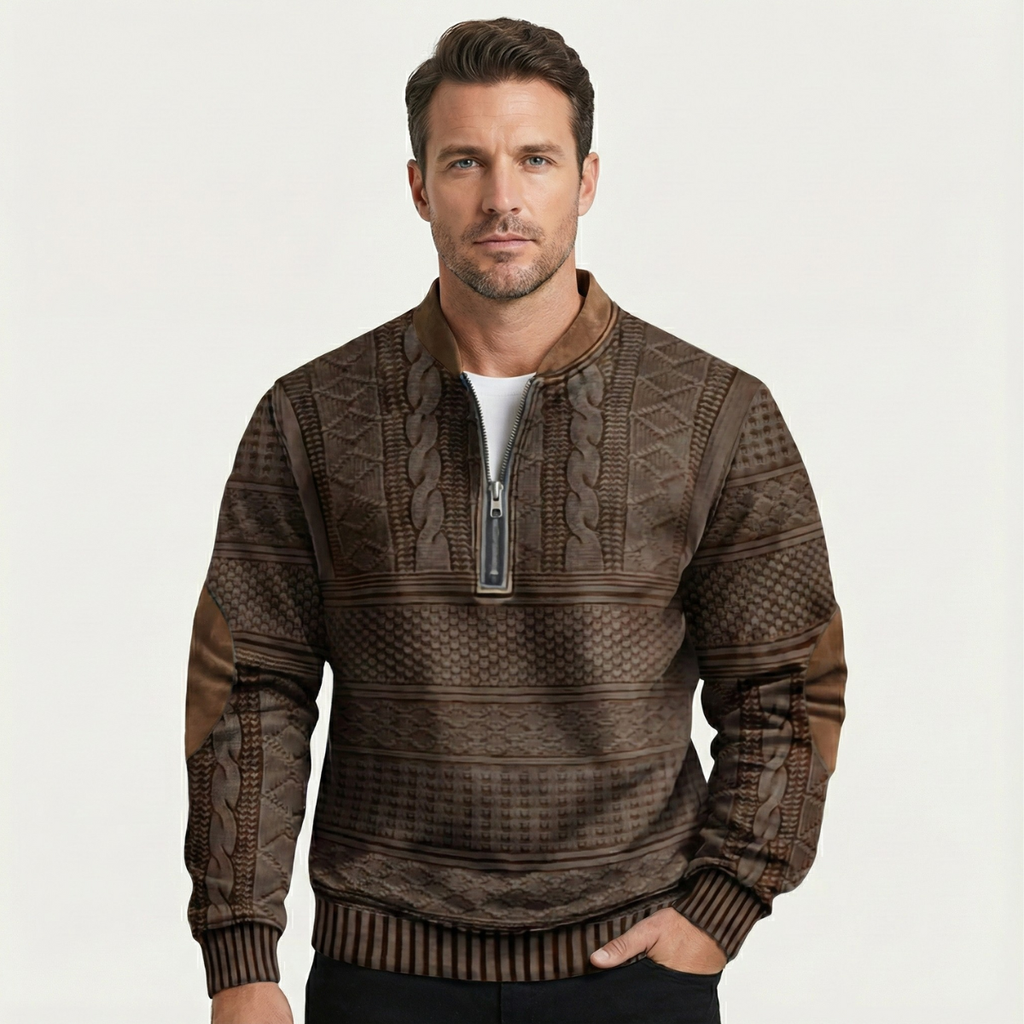 Siena half-zip trui