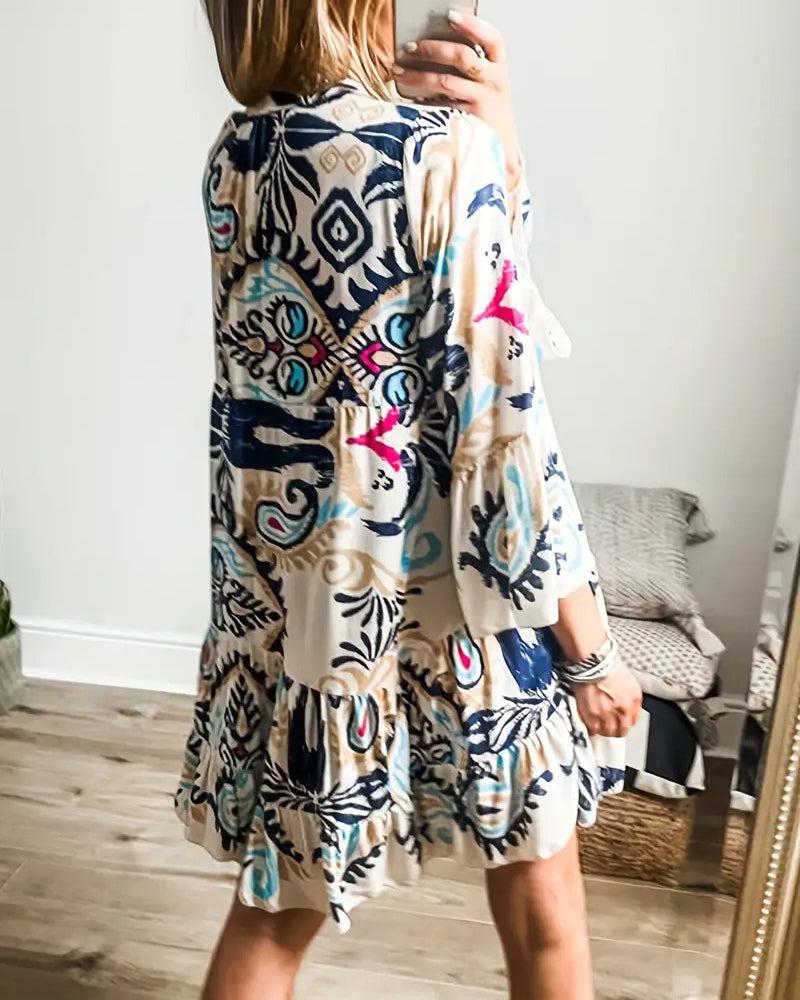 Veronique - Boho tuniek jurk