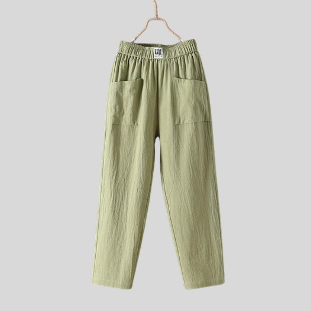 Alyra - Relaxed fit broeken met tassen