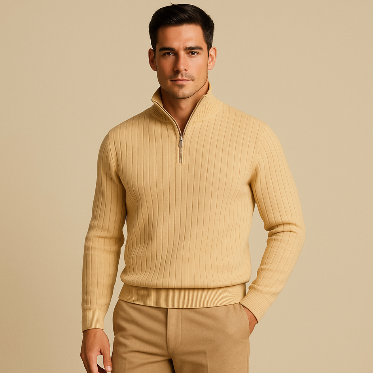 Ashford half-zip trui
