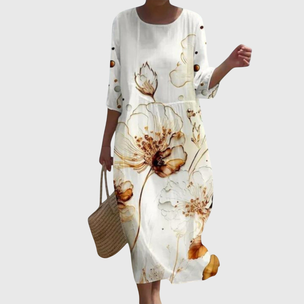 Hayley™ | Elegante maxibloemenjurk