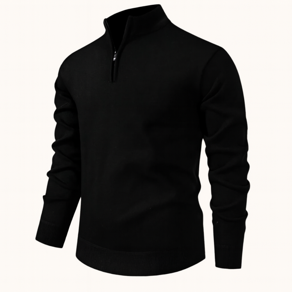 Warwick half-zip trui