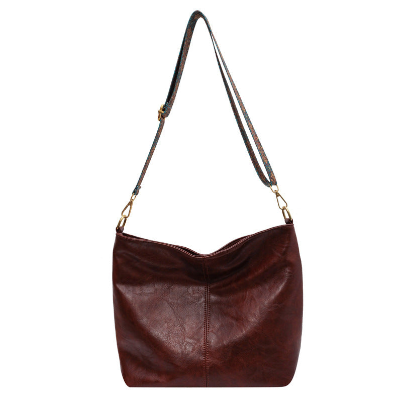 Marian™ | Vintage leren tas met schouderriem