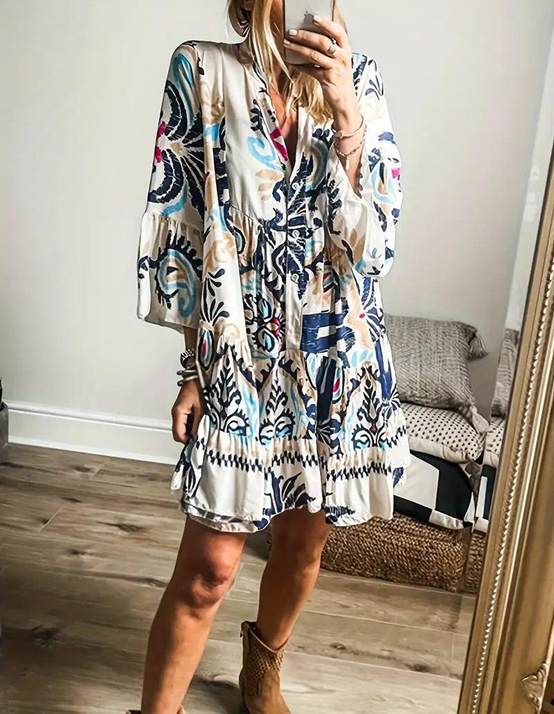 Veronique - Boho tuniek jurk