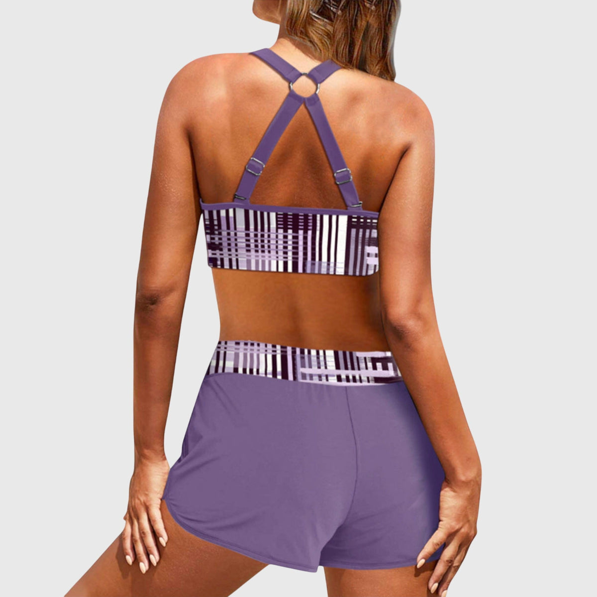 Janelle | Hoogtaille Ripp-bikini