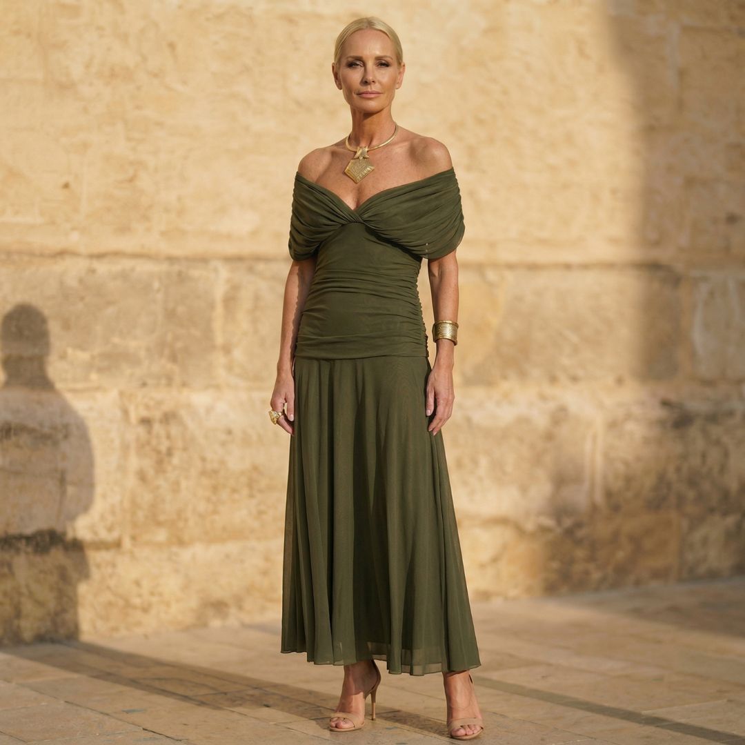 Jade | Elegante groene jurk