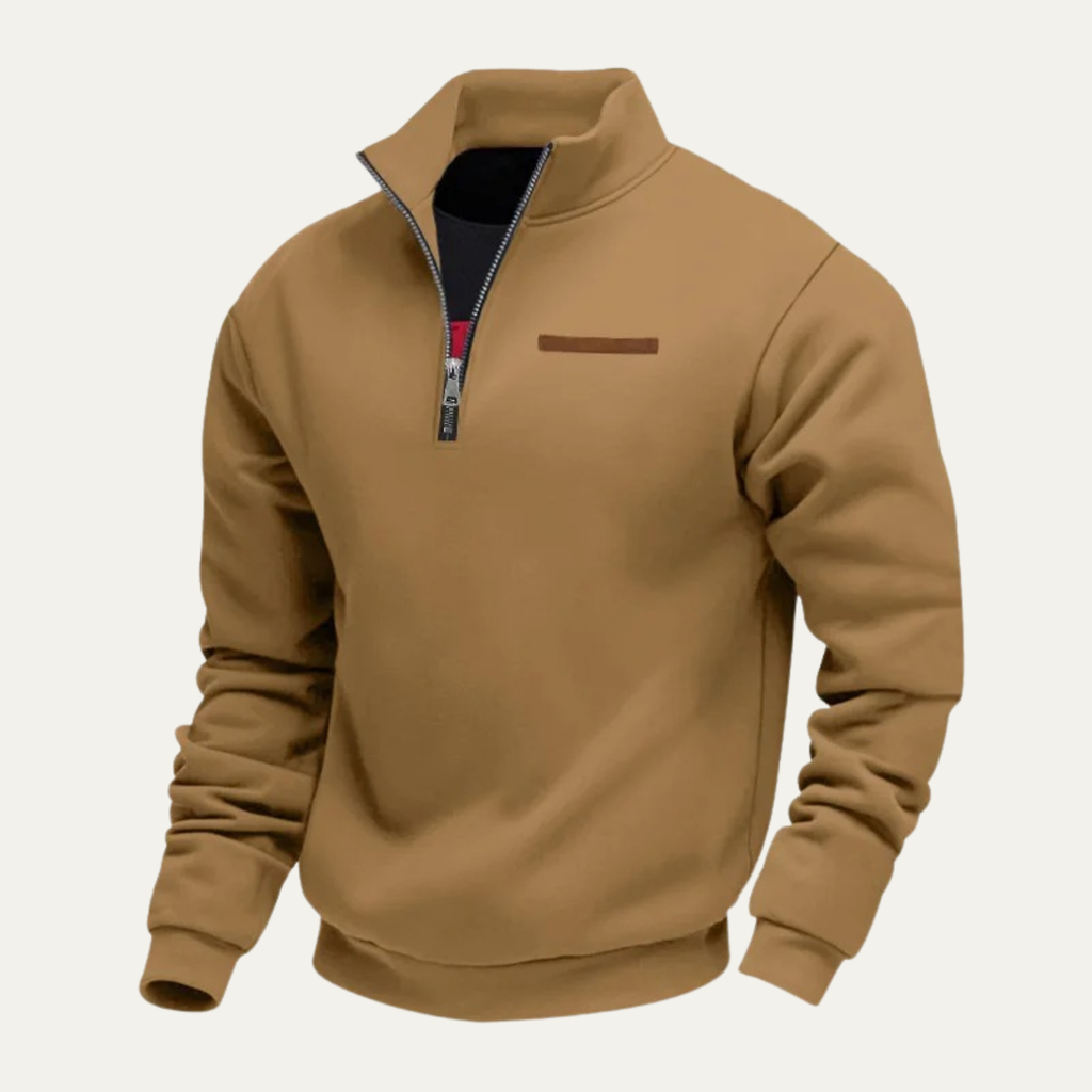 Silverbrook half-zip trui