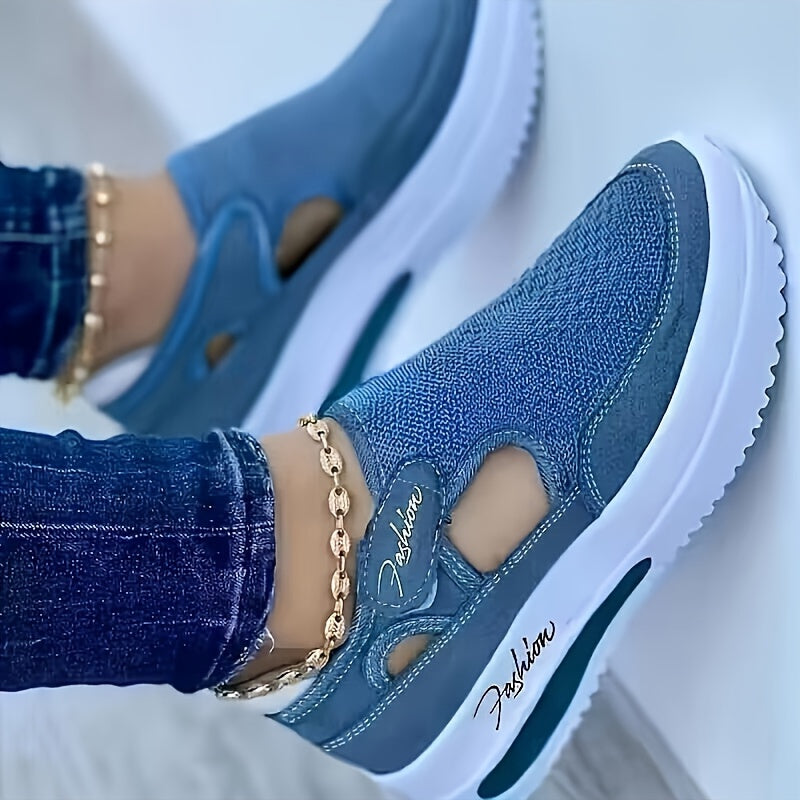 Ademende instap-On-sneaker met stevige pasvorm