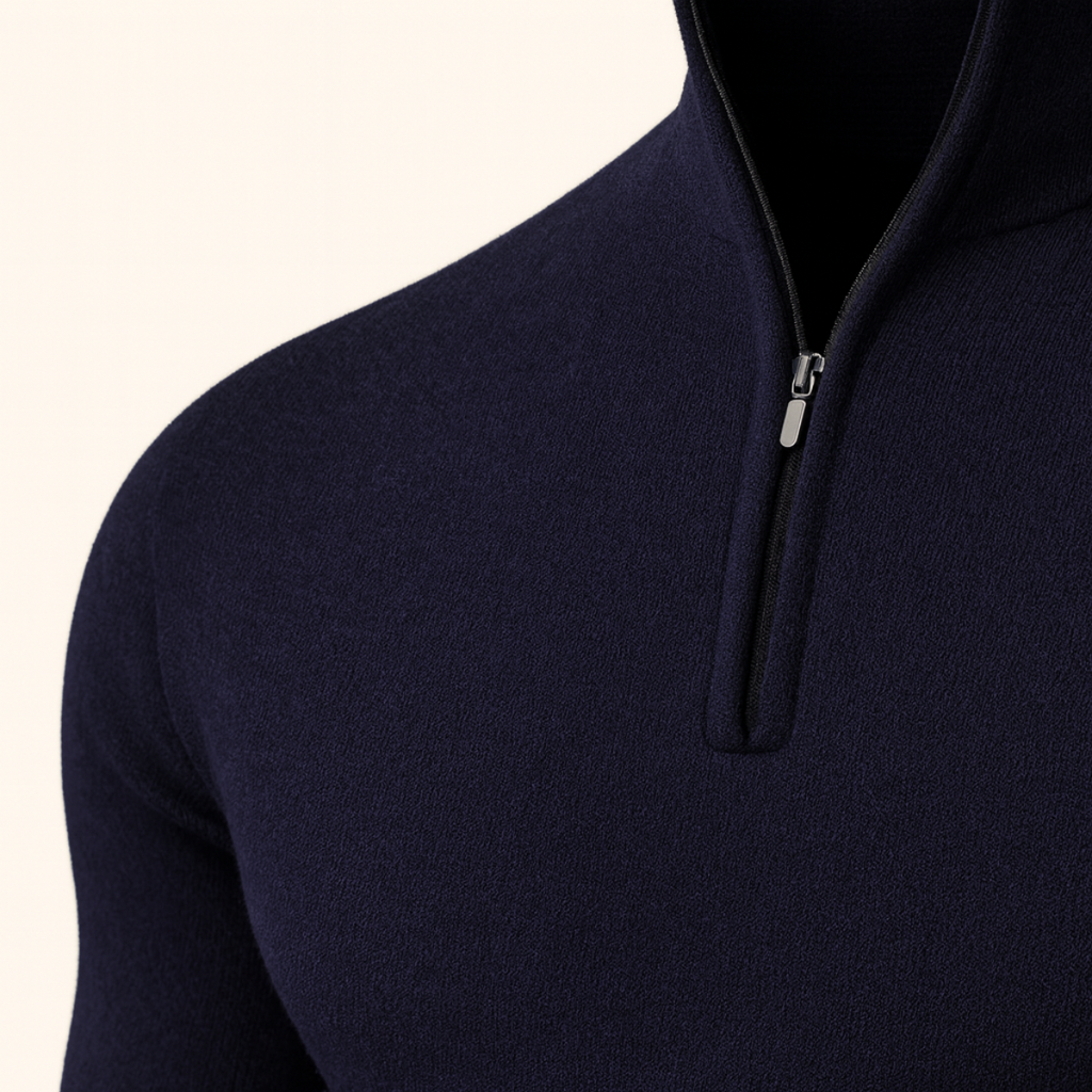 Warwick half-zip trui