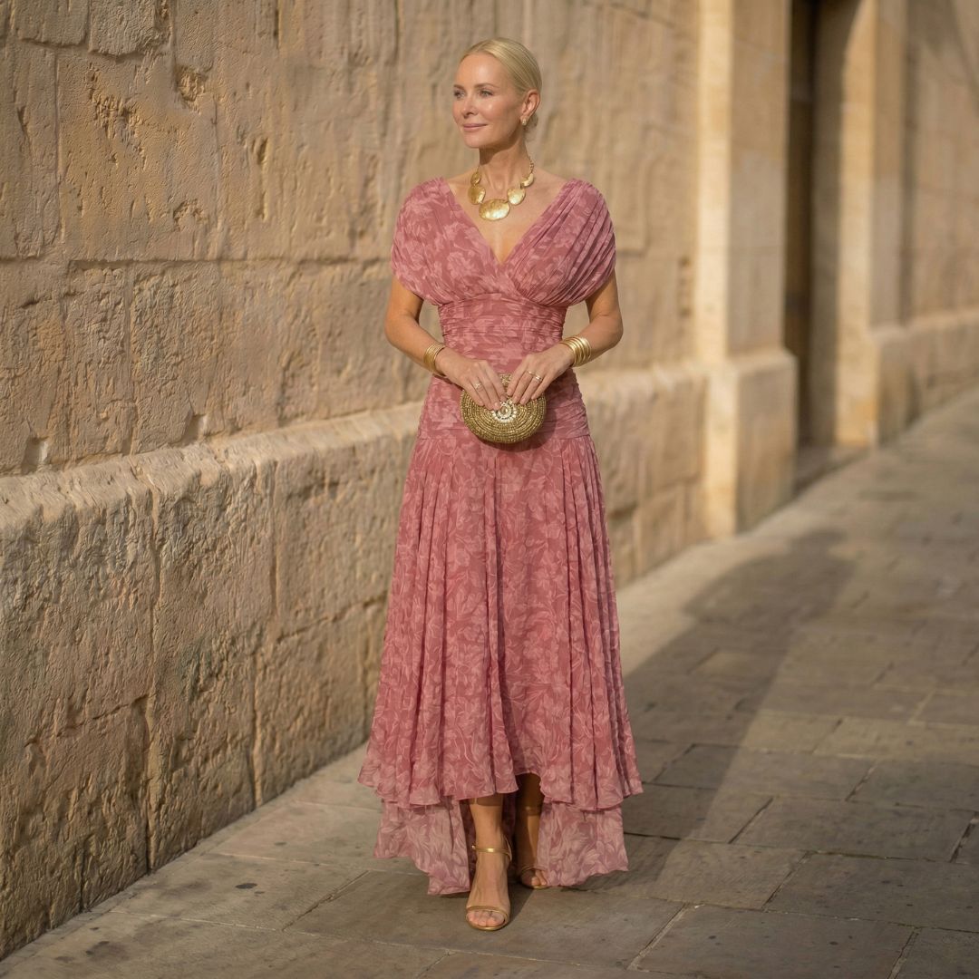 Amelia | Elegante vloeiende jurk