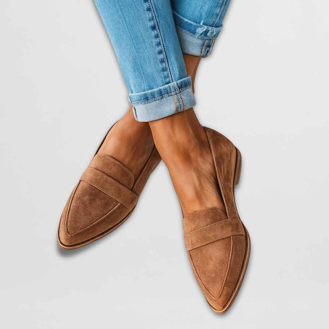 Nadia™ | Mocassins van suède