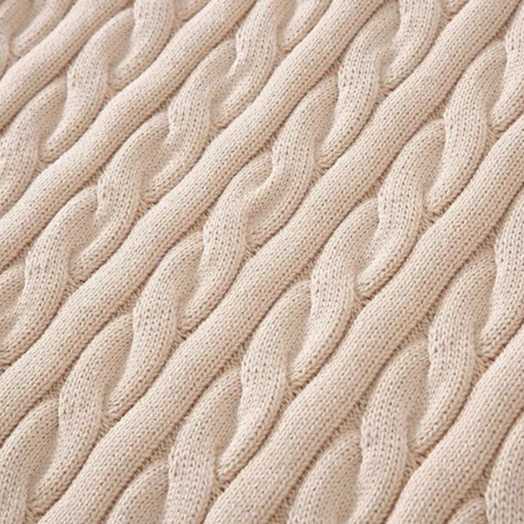 Ashmeadow katoenen half-zip trui