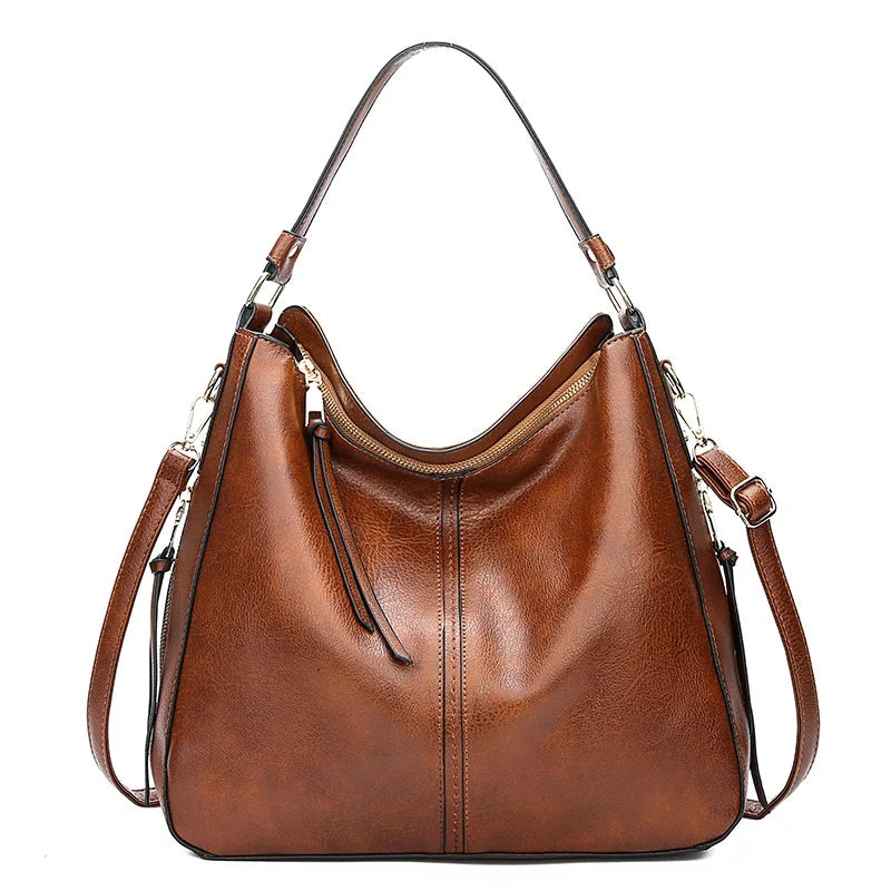 Lisa™ | Tijdloze leren handtas