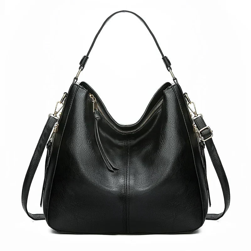 Lisa™ | Tijdloze leren handtas