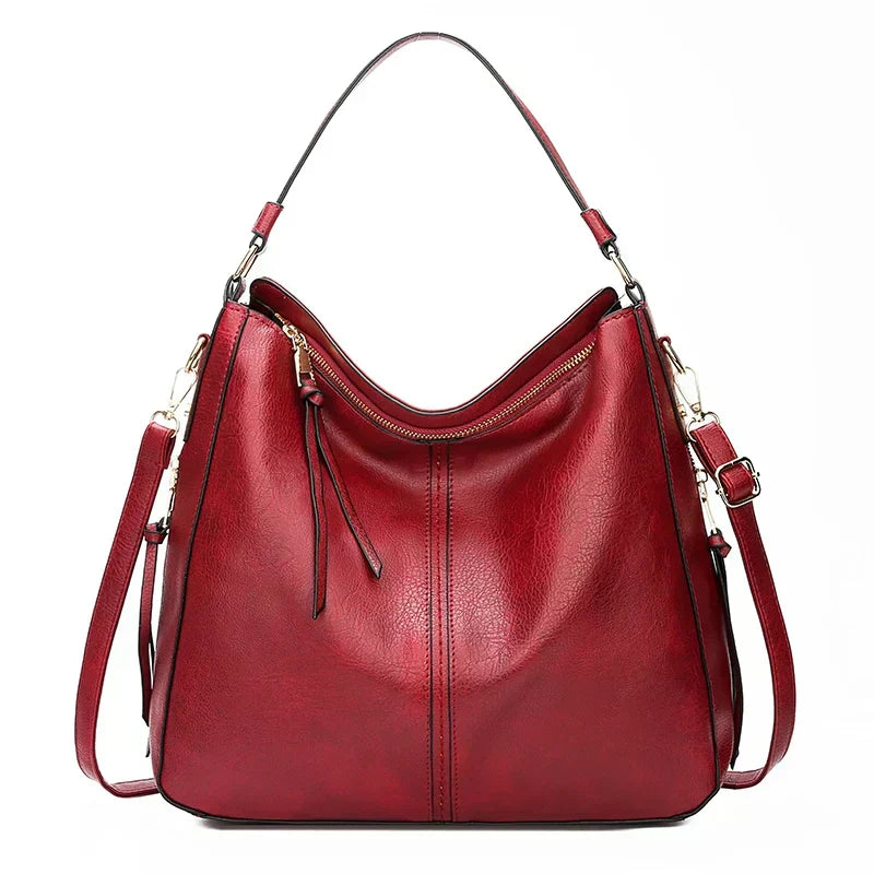 Lisa™ | Tijdloze leren handtas