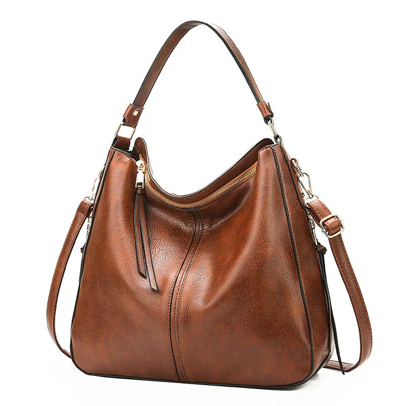 Lisa™ | Tijdloze leren handtas