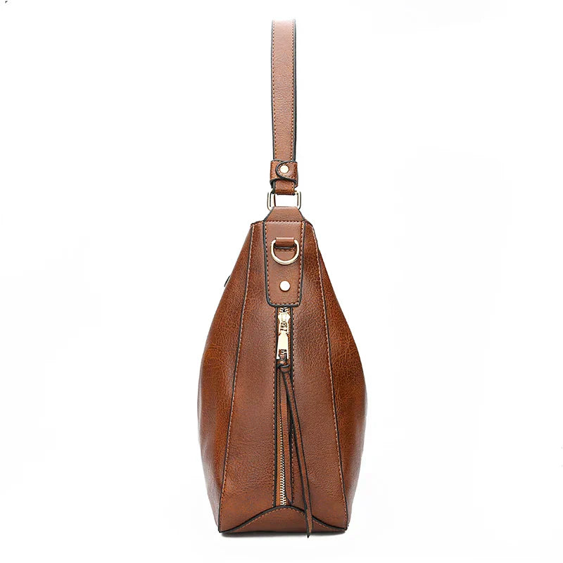Lisa™ | Tijdloze leren handtas