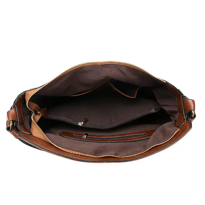 Lisa™ | Tijdloze leren handtas