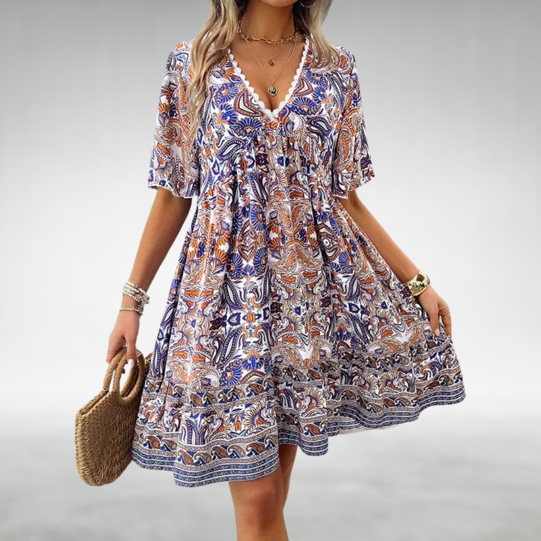 Quinley - Swing jurk boho