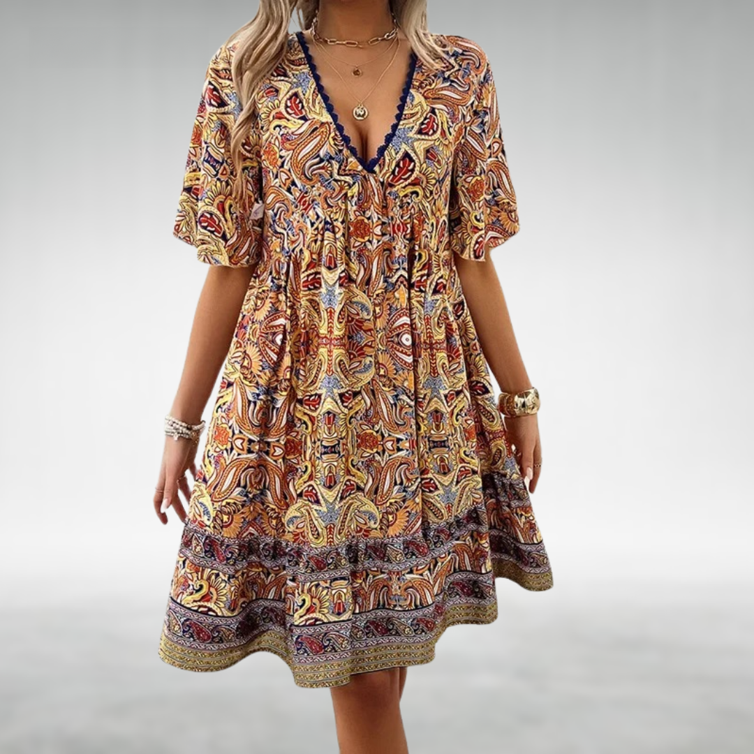 Quinley - Swing jurk boho