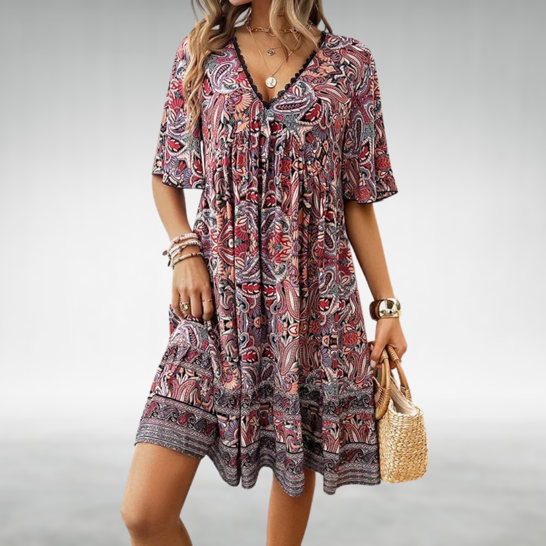 Quinley - Swing jurk boho