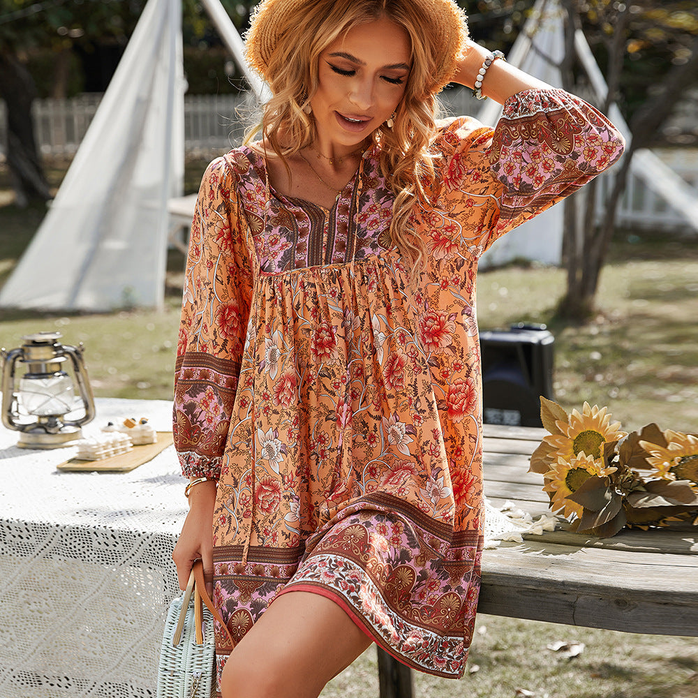 Briseis - Boho tuniek jurk